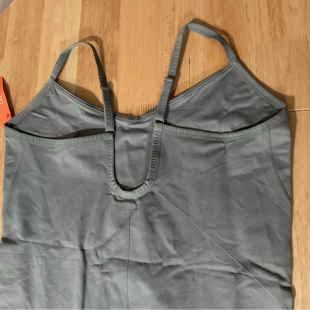 Colsie Bodysuit Womens 2X Gray Sleeveless Shapewear Seamless Romper Loungewear - Picture 5 of 9